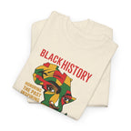 Black History colorful face design Tee | Honoring the Past Inspiring the Future T-Shirt
