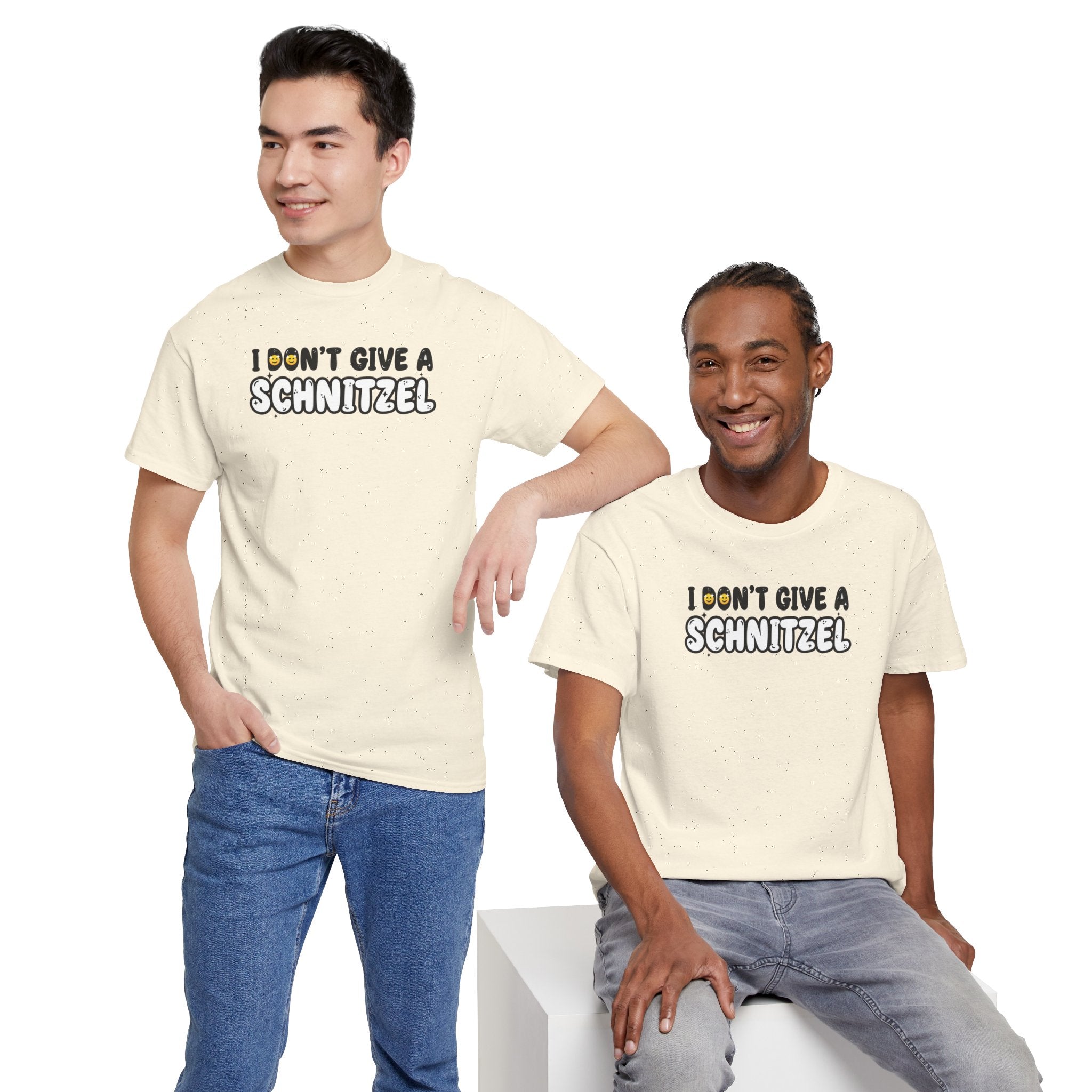 I Don't Give a Schnitzel T-Shirt | Funny Food Phrase Tee