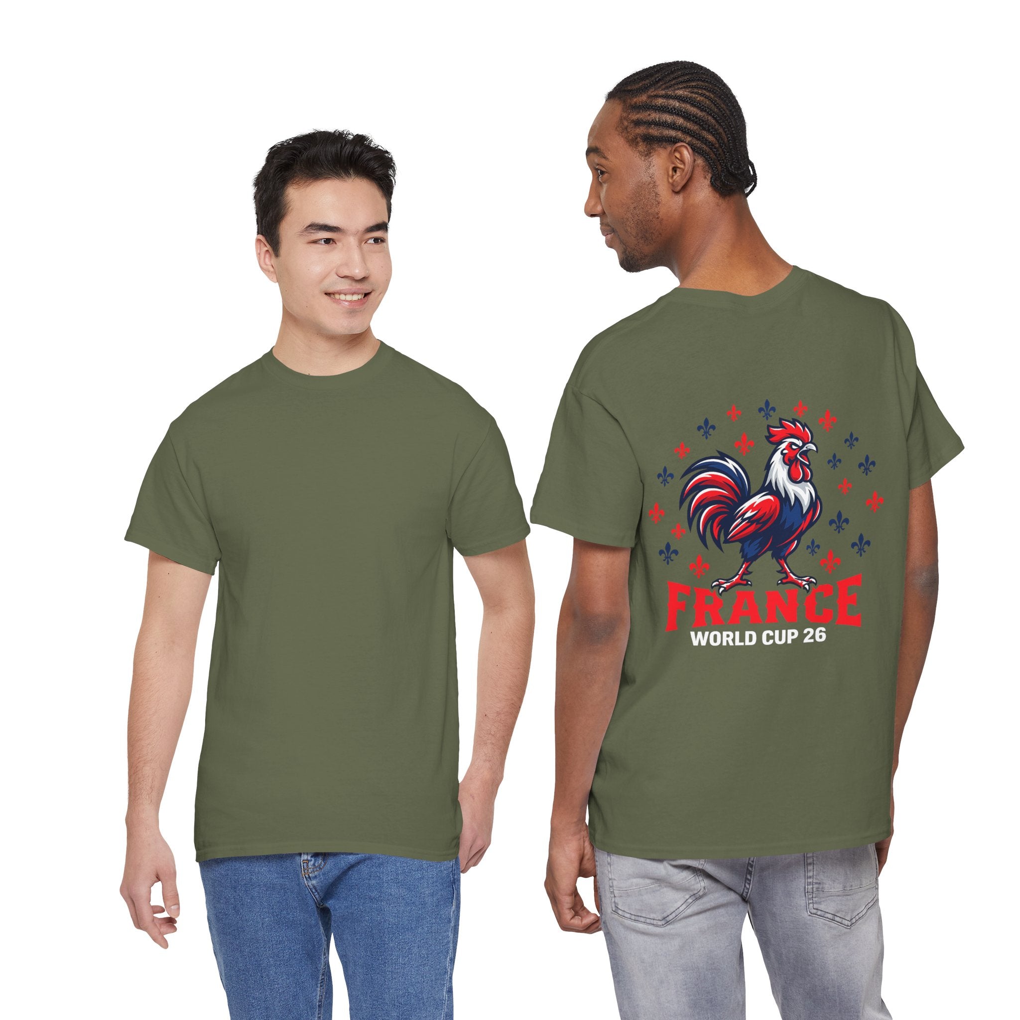 France Rooster World Cup 26 T-Shirt | French Soccer Fan Tee