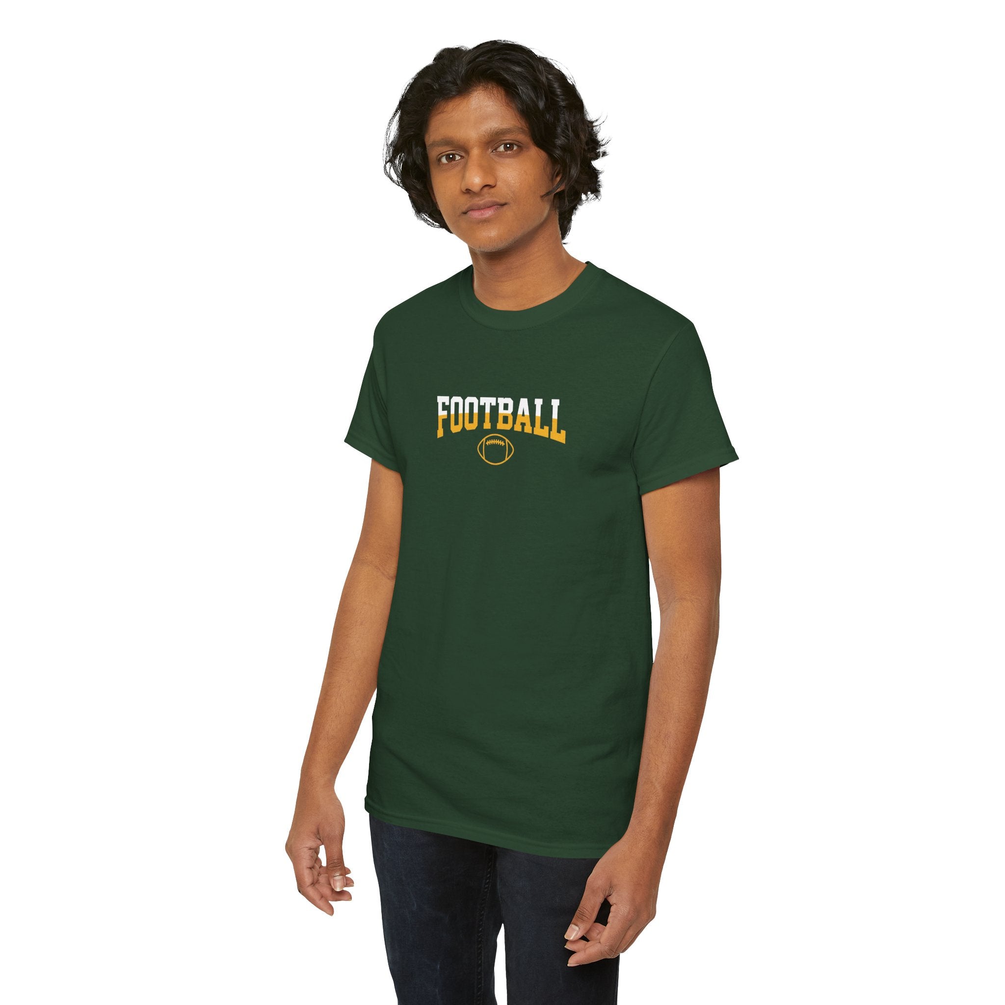 Championship Football Logo T-Shirt | Shield Graphic Tee, Sports Apparel
