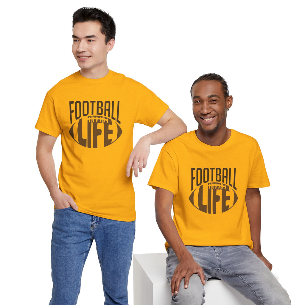 Football Life Game Day Tee | Casual Football Graphic Shirt
