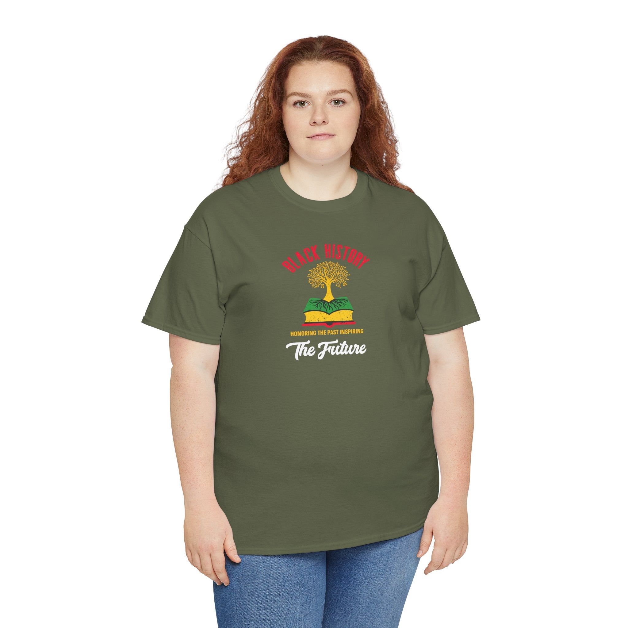 Black History The Future Tee | Afro Tree, Book Stack