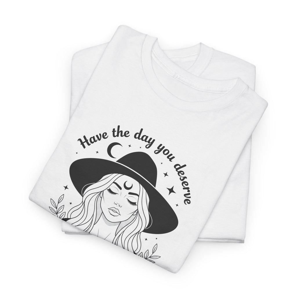 Aesthetic Art Witch Graphic T-Shirt | Have The Day You Deserve Boho Tee