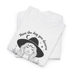 Aesthetic Art Witch Graphic T-Shirt | Have The Day You Deserve Boho Tee