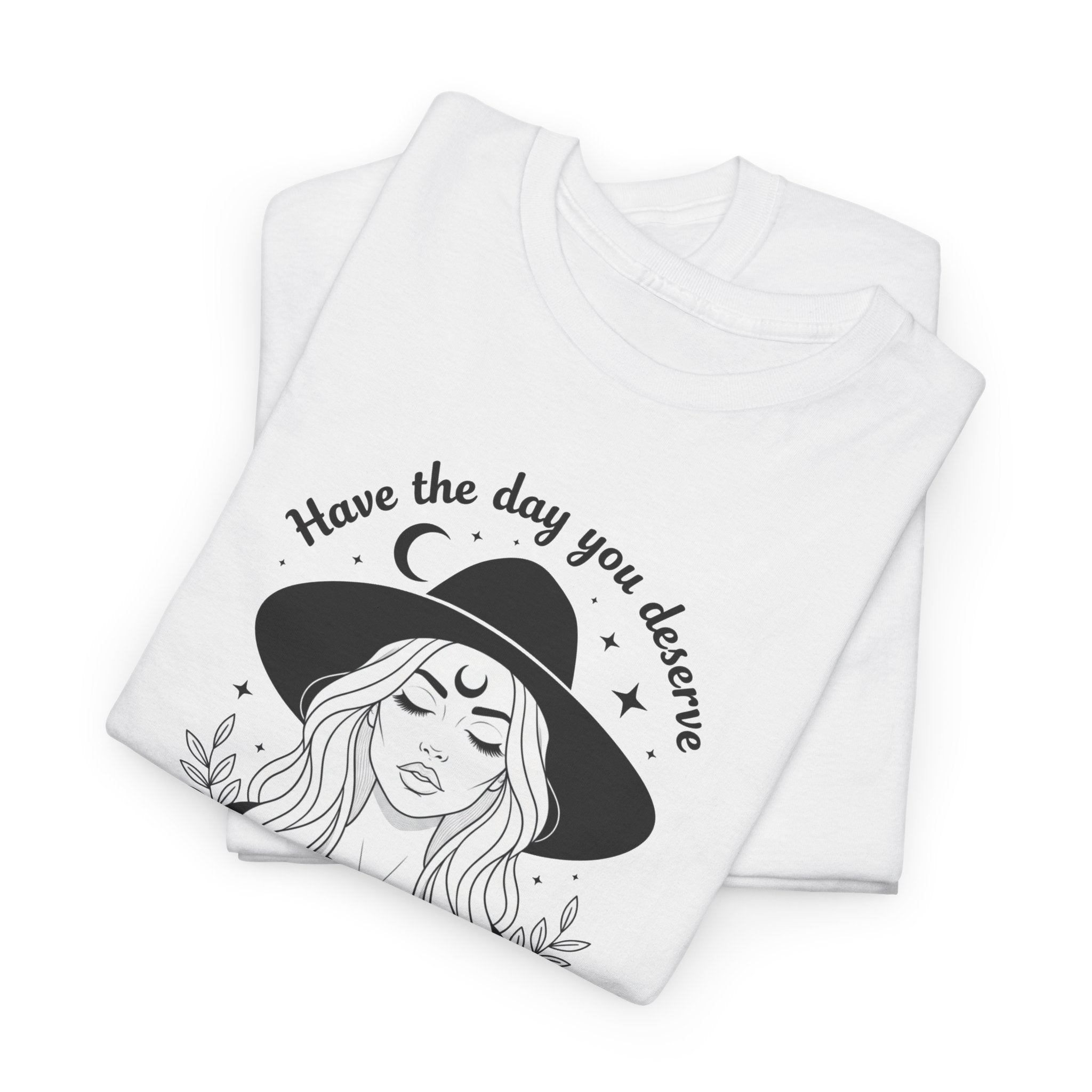 Aesthetic Art Witch Graphic T-Shirt | Have The Day You Deserve Boho Tee