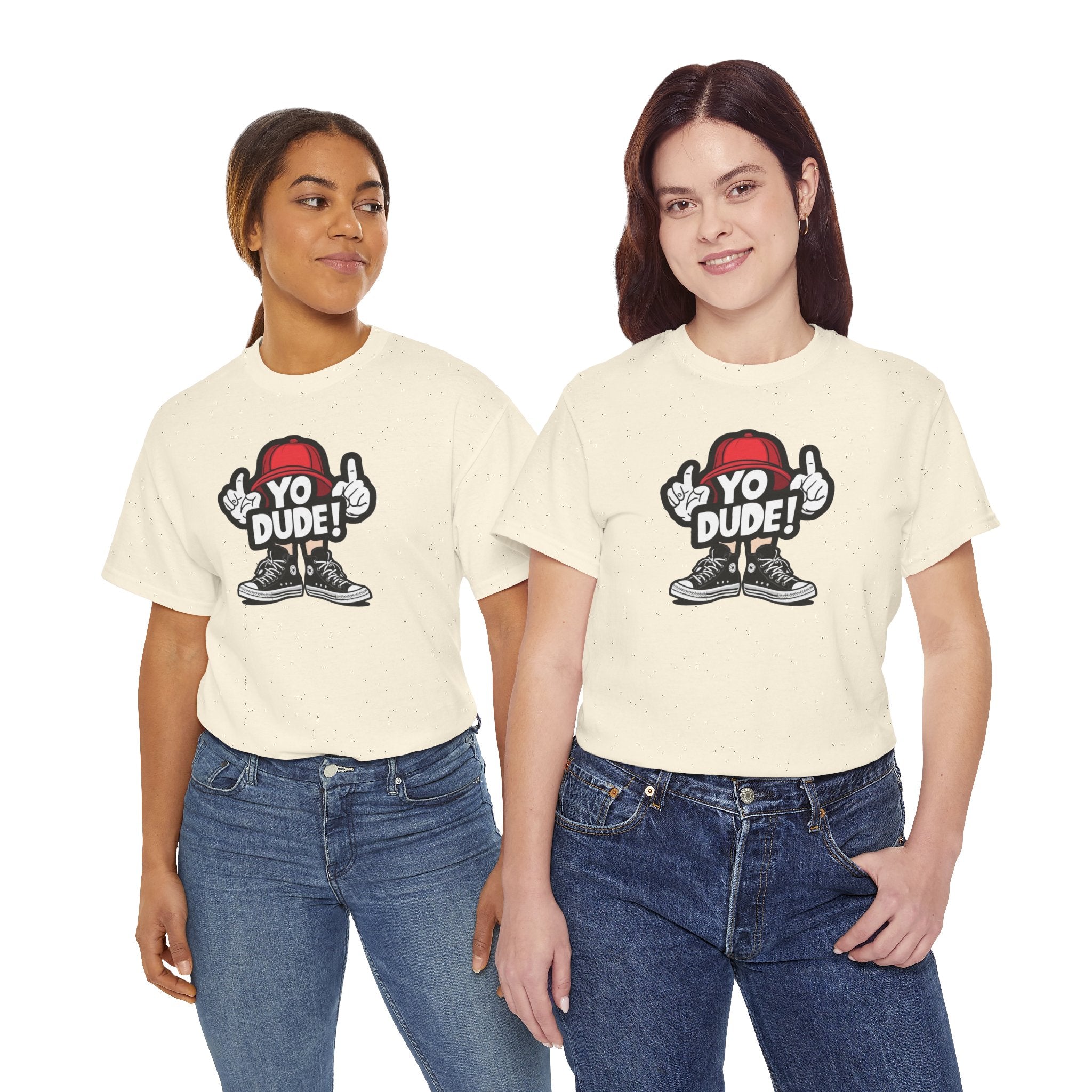 Yo Dude Character T-Shirt | Skate Sneaker Graphic Tee, Streetwear