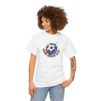 Live Love Soccer Sleep T-Shirt | FIFA World Cup Soccer Ball Graphic Tee