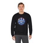 Happy Presidents Day emblem Crewneck Sweatshirt | Presidents Day design