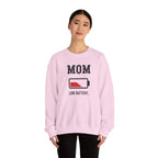 Mom Low Battery Sweatshirt | Battery Icon Mom Shirt