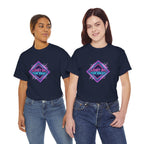 Lost in the Beat Tee | Retro Neon Diamond Music Graphic