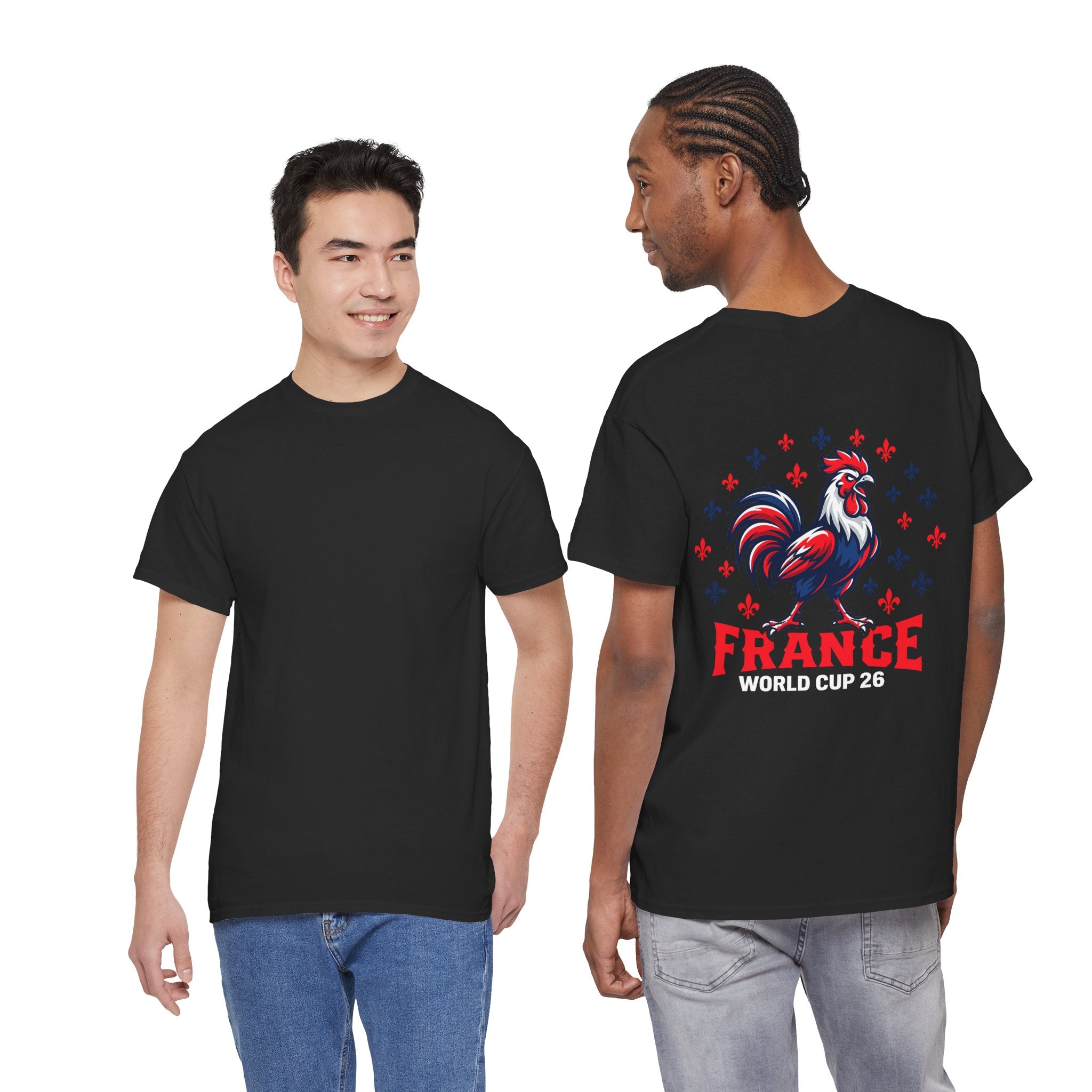 France Rooster World Cup 26 T-Shirt | French Soccer Fan Tee