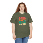 Dada Daddy Dad Bruh T-Shirt | Father's Day Retro Bubble Text Dad Shirt