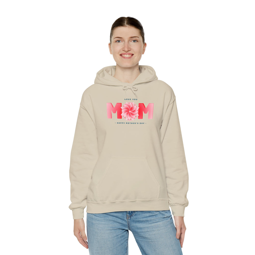 Pink Floral MOM Hoodie | Mother's Day Mom Sweatshirt