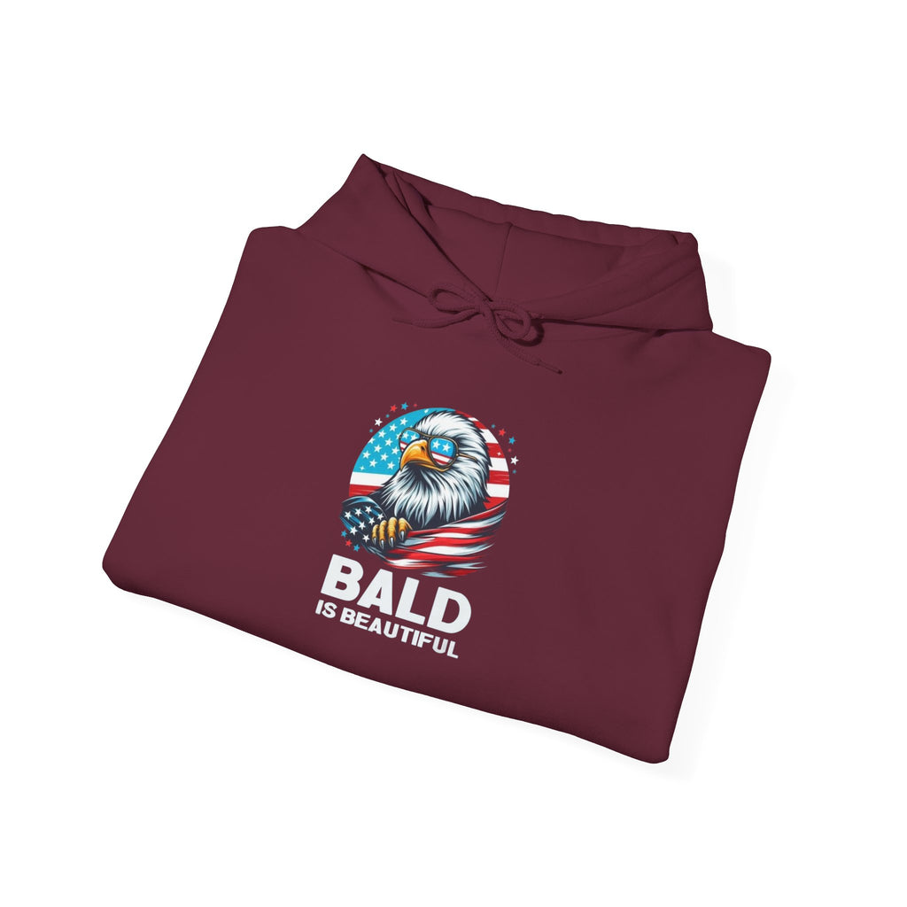 Bald Is Beautiful Hoodie | Funny Bald Pride Pullover