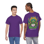 Brazil Carnival Mask Tee | World Cup '26 Soccer Floral Headdress