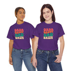 Dada Daddy Dad Bruh T-Shirt | Father's Day Retro Bubble Text Dad Shirt