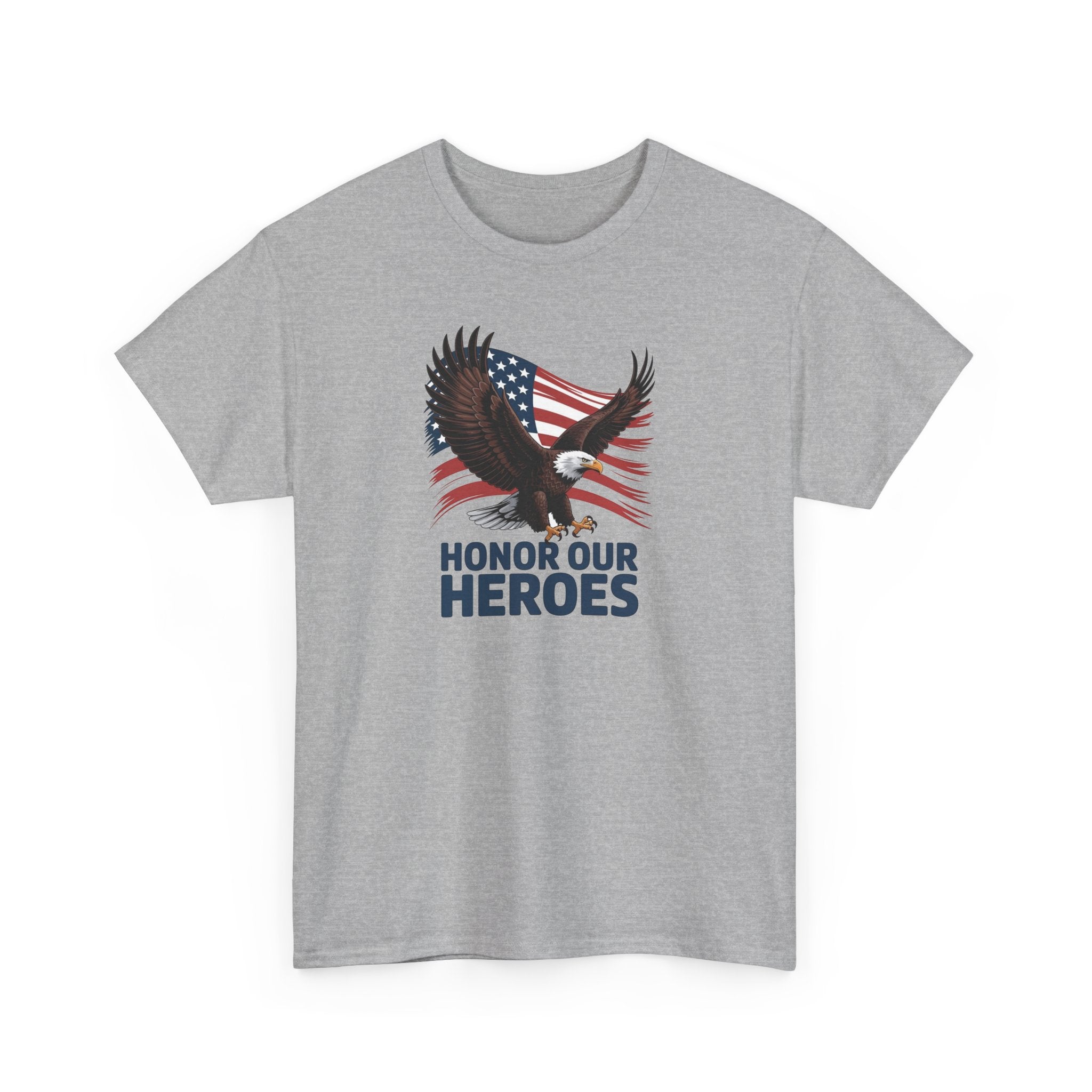 Honor Our Heroes Eagle T-Shirt | American Flag Patriotic Tee