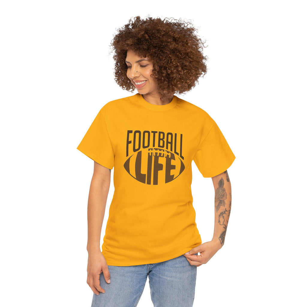 Football Life Game Day Tee | Casual Football Graphic Shirt